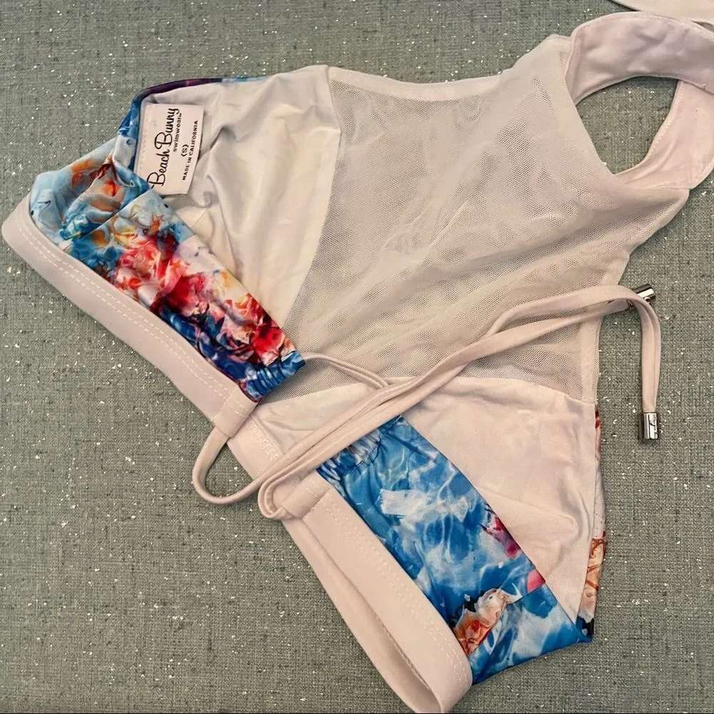 Beach Bunny Wave Lengths Halter‎ Bikini Top